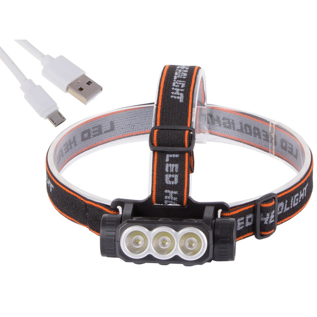 Galvas lukturītis 3x LED SQ-813