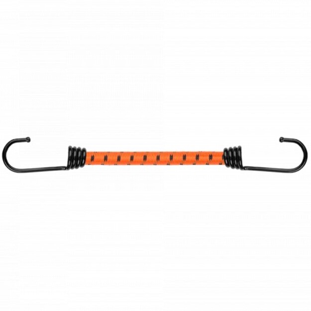 Elastīga gumija ar metāla āķi 60 cm oranža