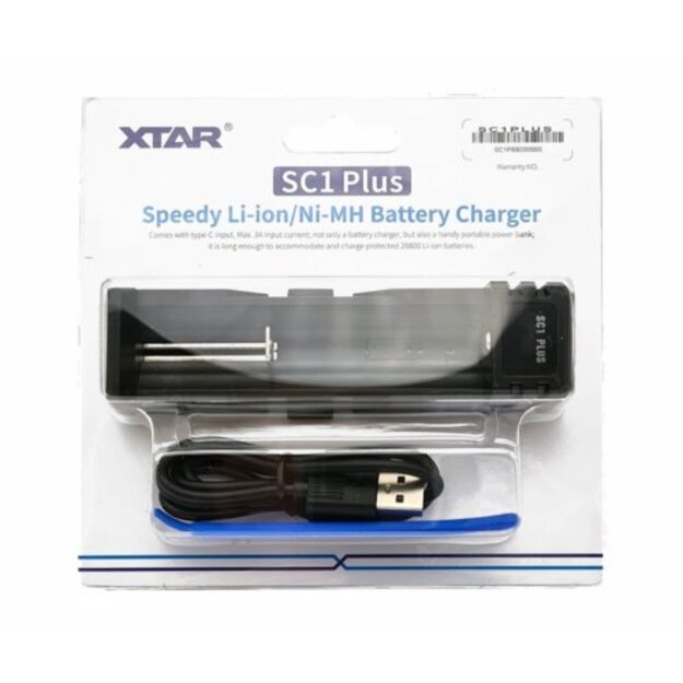 XTAR SC1 PLUS 18650/26650 lādētājs
