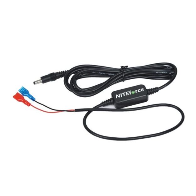 2,4 m akumulatora kabelis ar sprieguma pārveidotāju 18V-12V > 6V NITEforce un citām novēro&scaron;anas kamerām