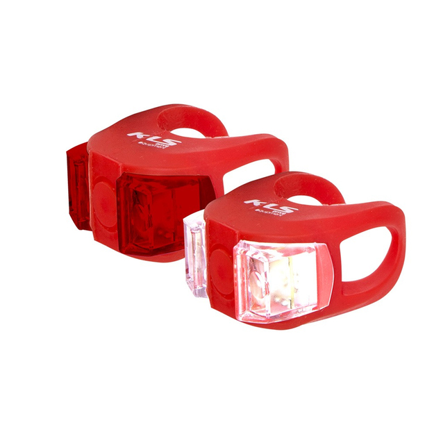 KLS dvīņi, darbināmi ar baterijām (sarkani)