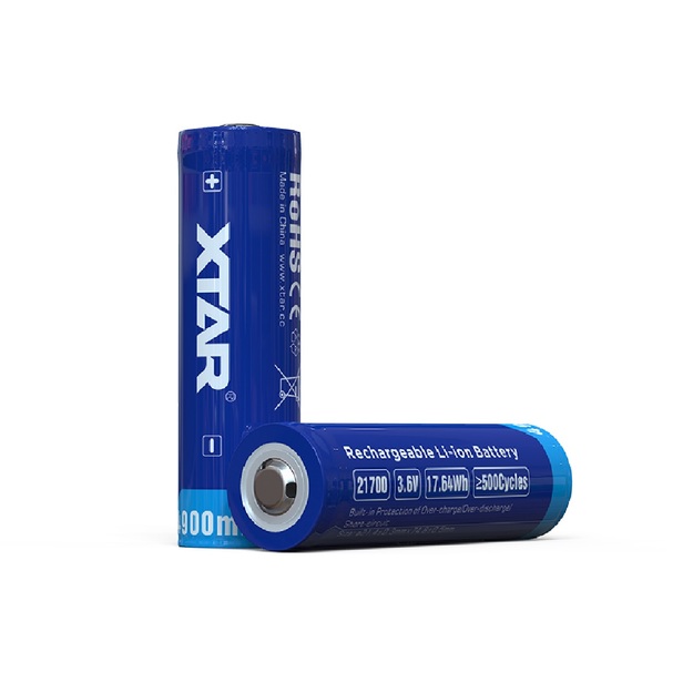 Xtar 21700 3.7V Li-ion 4900mAh akumulators ar aizsardzību