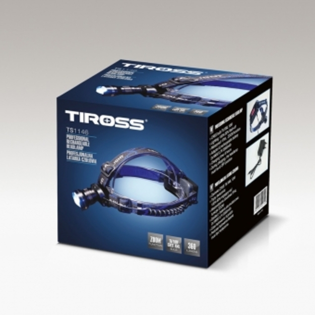 10W LED uzlādējama lukturītim uz galvas TS-1146