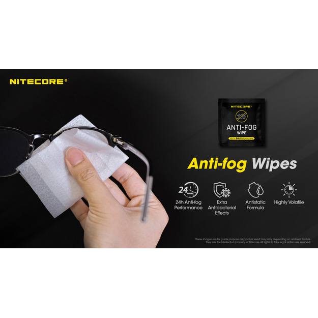 Nitecore salvetes pret miglas veido&scaron;anos CK007