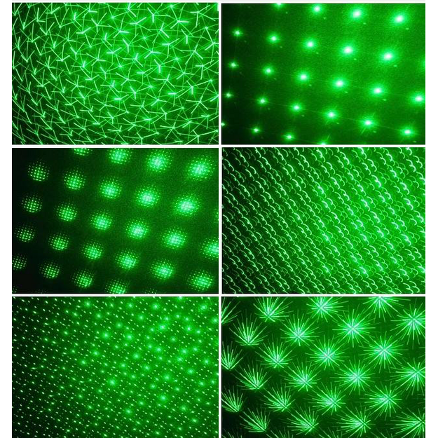 Zaļais lāzers, regulējama galva