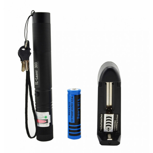 Zaļais lāzers, regulējama galva