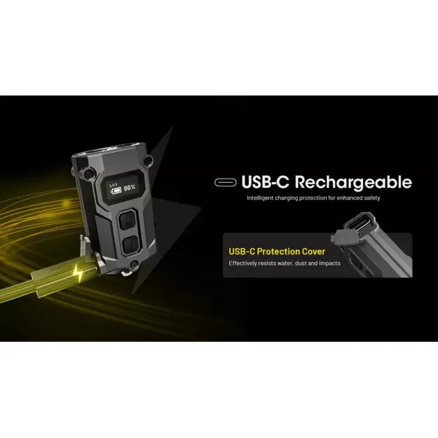 Nitecore TINI 3 LED Flashlight 600lm Orange