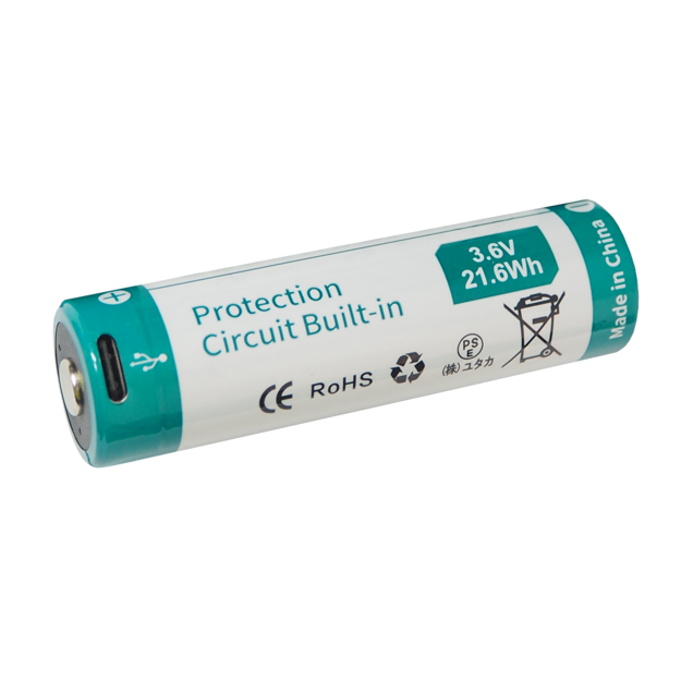 Keeppower ICR21700-600PCM 6000mAh litija jonu USB-C akumulators P2160TC