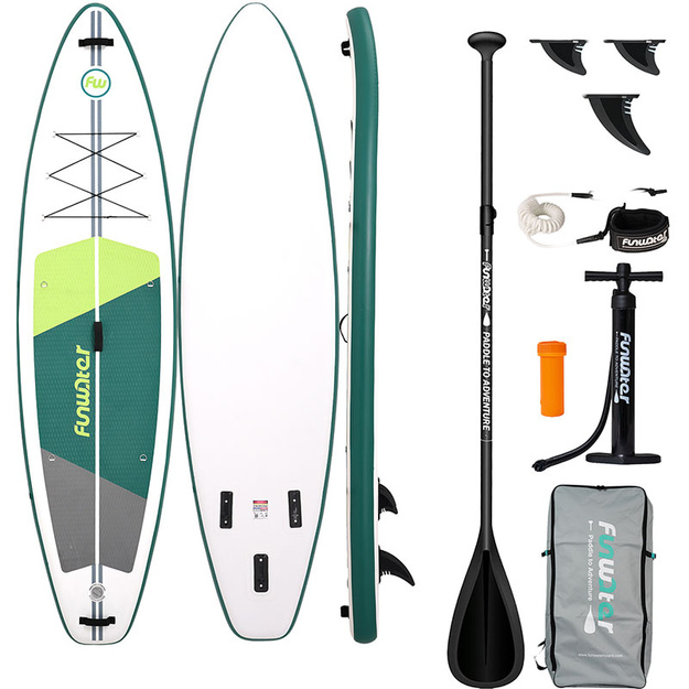 FunWater SUP paddleboard SUPFW69A 3,35m (green-white)