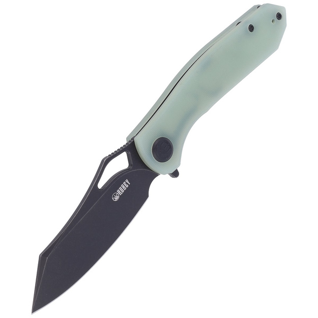 Kubey Drake folding knife, Jade G10, D2 by Maksim Tkaczuk (KU310D)