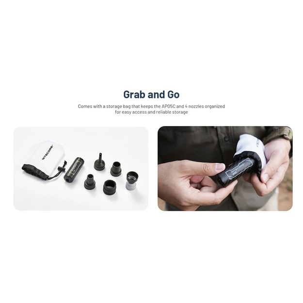 Nitecore AP05C mini pumpis