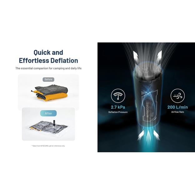 Nitecore AP05C mini pumpis