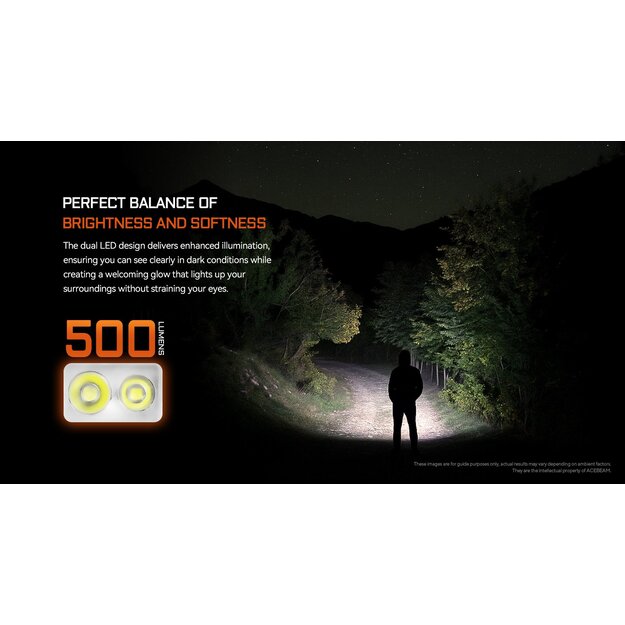 Acebeam Keylite 500 USB-C Red Flashlight