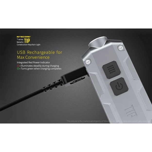 Nitecore TIP žibintuvėlis, juodas