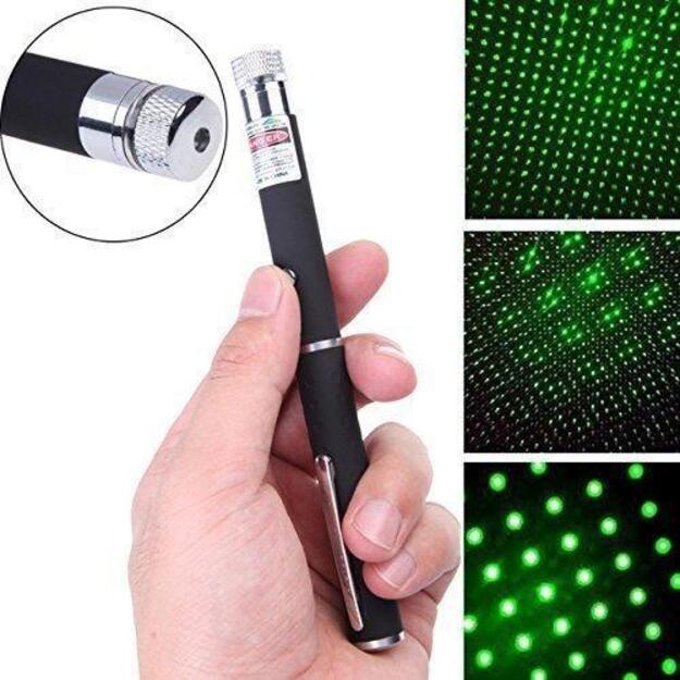 Green laser with Disco effects