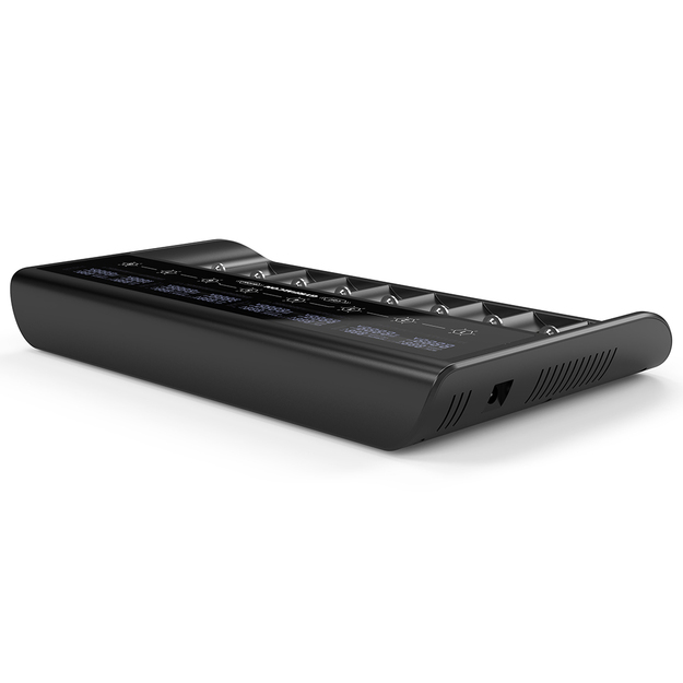 Gyrfalcon All-88 Pro &ndash; 8 slotu litija jonu 1,5 V  3,6&ndash;3,7 V LiFePO4 3,2 V un NiMH akumulatora lādētājs