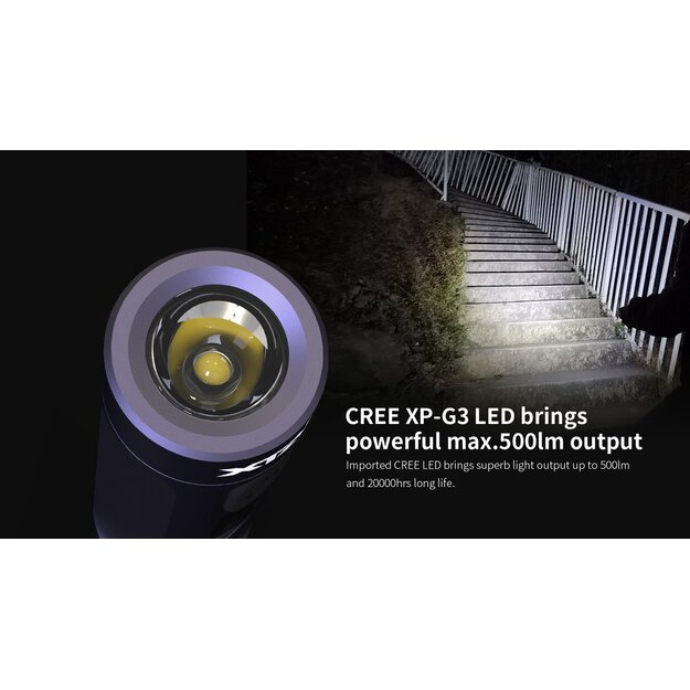 Xtar T1 balts un UV uzlādējams LED atslēgu piekariņa kabatas lukturītis