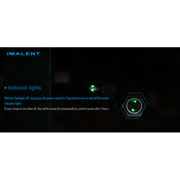 Imalent DM35 CREE XHP35 HI LED lukturis