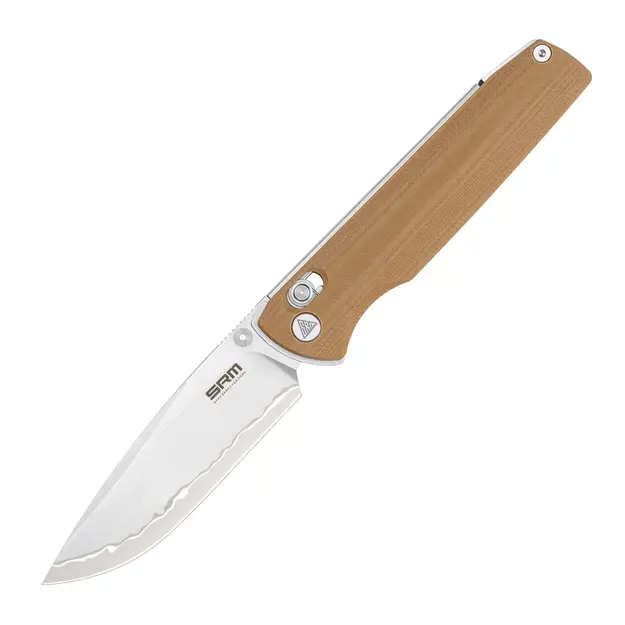 SRM 258L-GW2 Terrier knife, 140Cr laminated steel, G10 handle