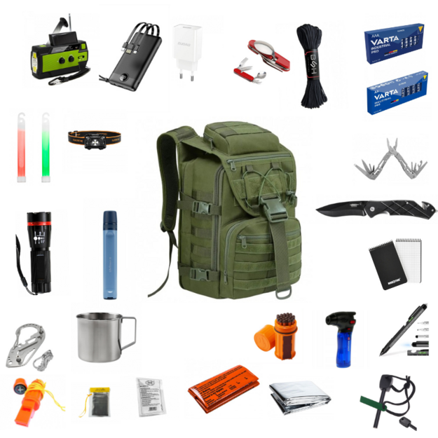 Survival backpack  Escape Kit 