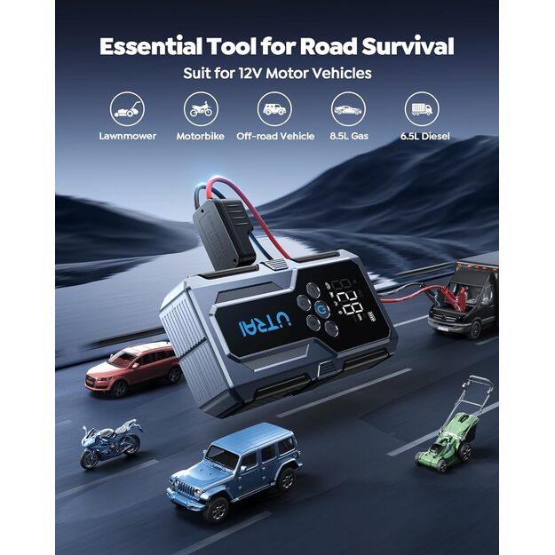 UTRAI Jstar 9 auto starteris 55.5Wh