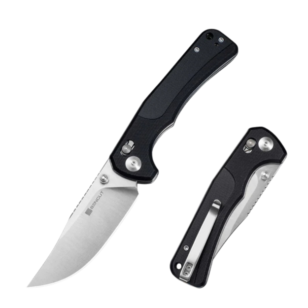 Sencut Slybolt nazis Black G10, Satin 9Cr18MoV (S25001-1)