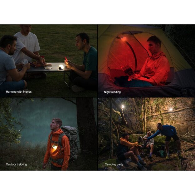 Fenix ​​​​​​CL20R Pro LED kempinga lukturis Melns