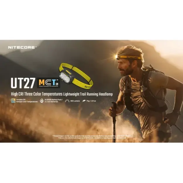 Nitecore UT27 MCT Headlamp 800 lm