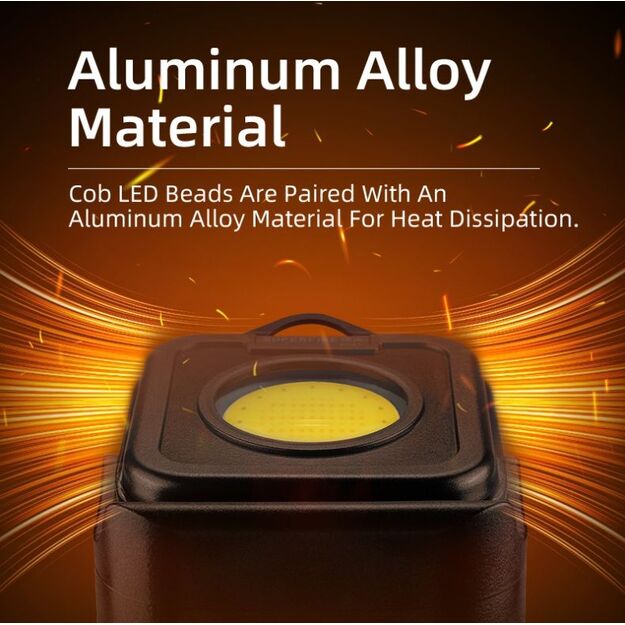 Superfire lukturītis ar magnētu USB-C FS42