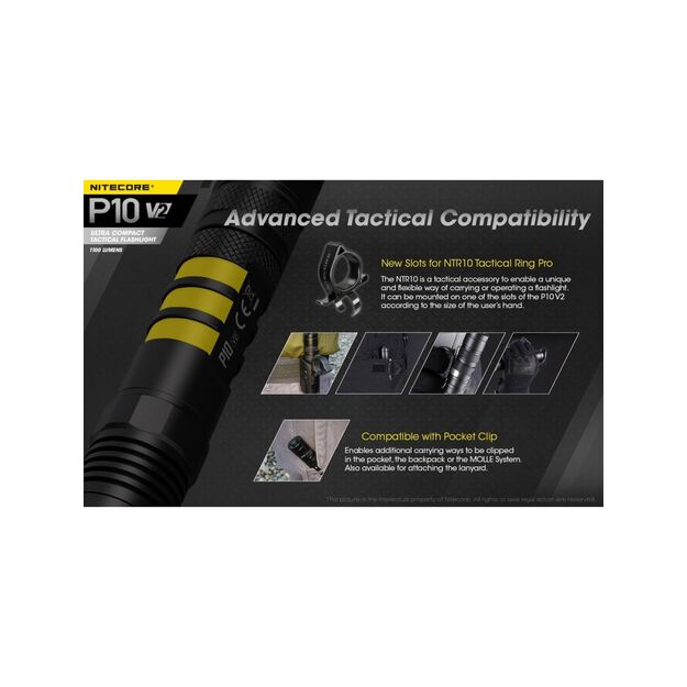 Nitecore P10 V2 lukturis