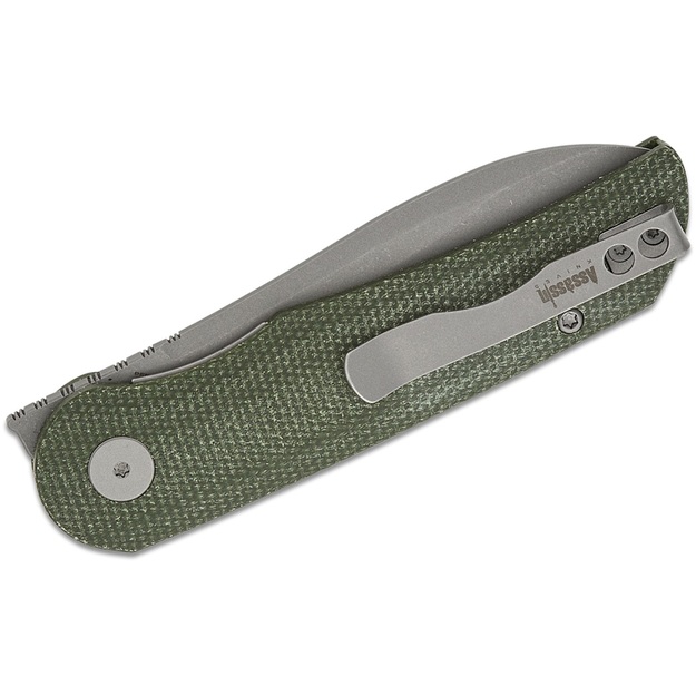 Petrified Fish Elcamino Складной нож Green Micarta PFE16GRMGAW