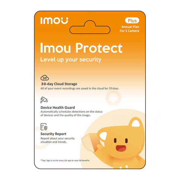 IMOU Protect Plus dāvanu karte (gada plāns)