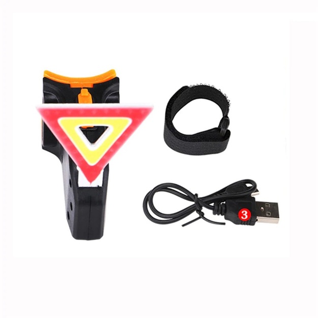 Rear bicycle light Triangle