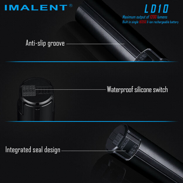 Imalent LD10 1200Lumens Flashlight