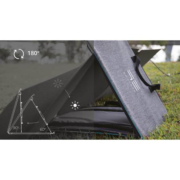 Ecoflow saules kolektors 110W pārnēsājamai spēkstacijai