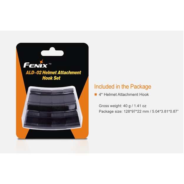 FENIX ALD-02 ķiveres āķu komplekts priek&scaron;ējam lukturim