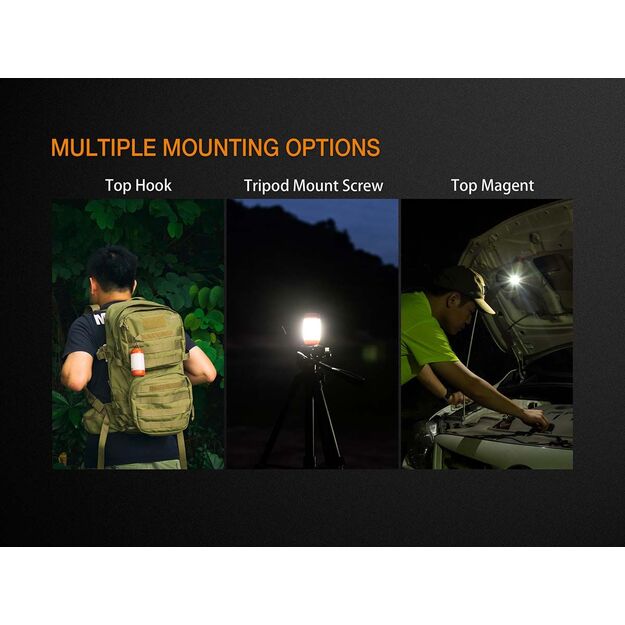 Fenix CL26R camping lantern, black