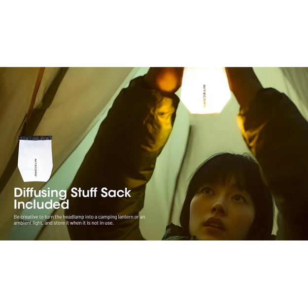 Nitecore HA23 UHE lukturītis 600 lm Black Rock