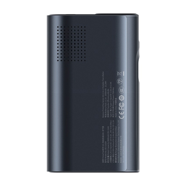 Baseus PrimeTrip VA1 2-in-1 pump with flashlight black