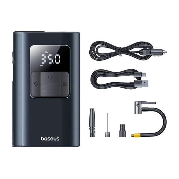 Baseus PrimeTrip VA1 2-in-1 pump with flashlight black