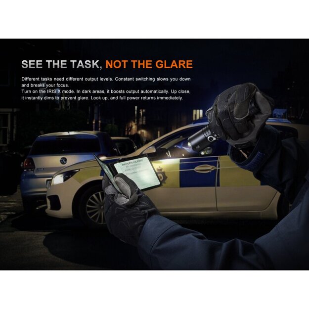 Fenix ​​TK15R  IRIS X  LED Flashlight with USB Connection