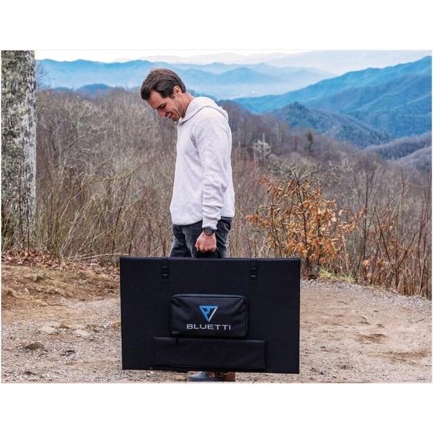 BLUETTI 350W Foldable Solar Panel 37.5V (OCV 46.5V) with MC4 Connectors