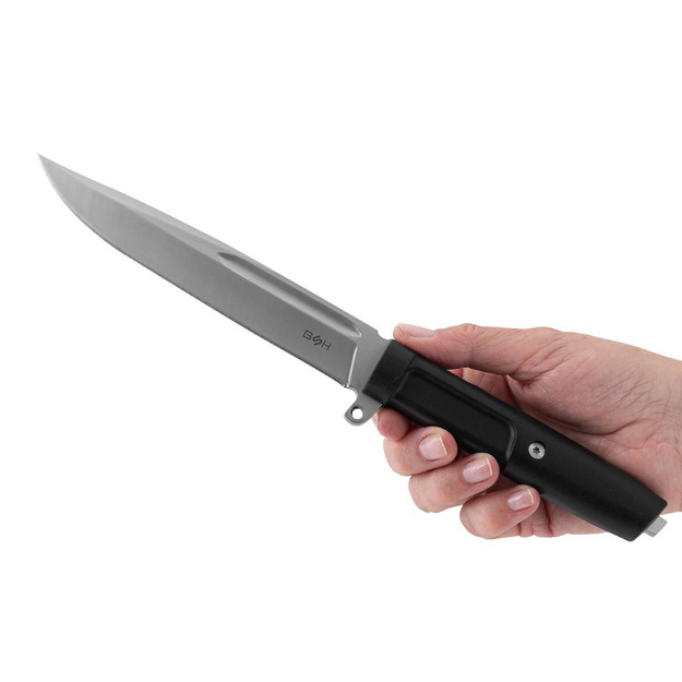 BSH ADVENTURE Fixed Blade Knife Black Handle N-330A
