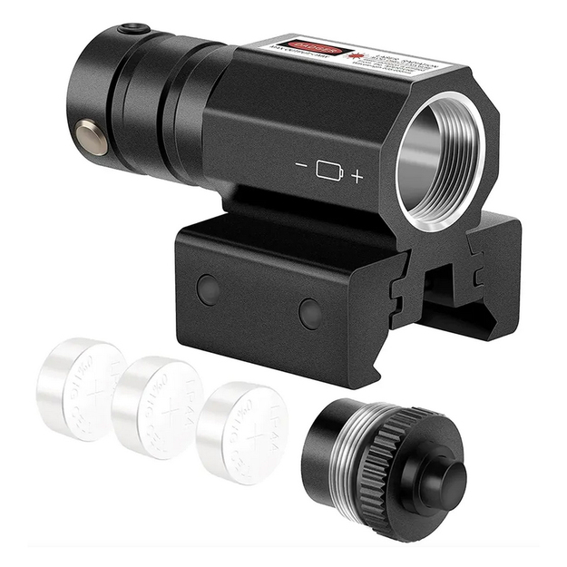 Sarkanais lāzera tēmēklis 11-22 mm pneimatiskām pistolēm