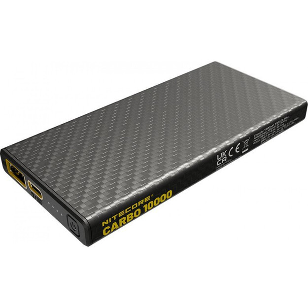 Nitecore CARBO 10000 īpa&scaron;i viegls ārējais akumulators (Power Bank)