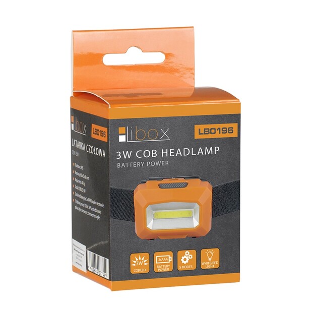Lukturis COB LED 3W LIBOX