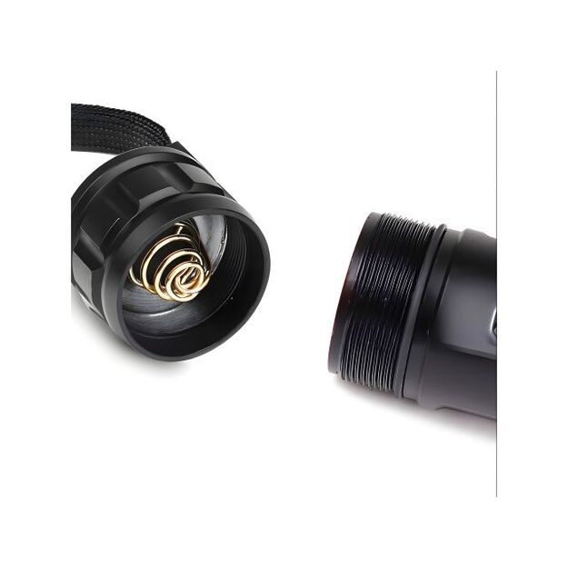 Uzlādējams LED kabatas lukturis ar USB