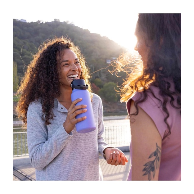 Бутылка Hydro Flask с широким горлом и гибкой трубочкой, 945 мл, Trillium W32CFS678