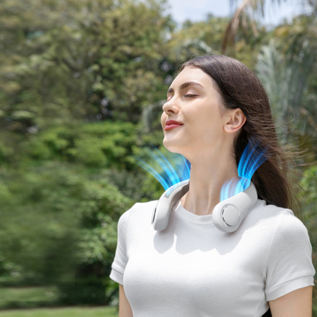 Jisulife Neck Fan 3 4000mAh портативный USB-вентилятор на шею &mdash; серый