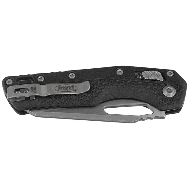 Microtech MSI S/E knife Black Tri-Grip Polymer, Apocalyptic P/S M390MK by Tony Marfione (210T-11APPMBK)